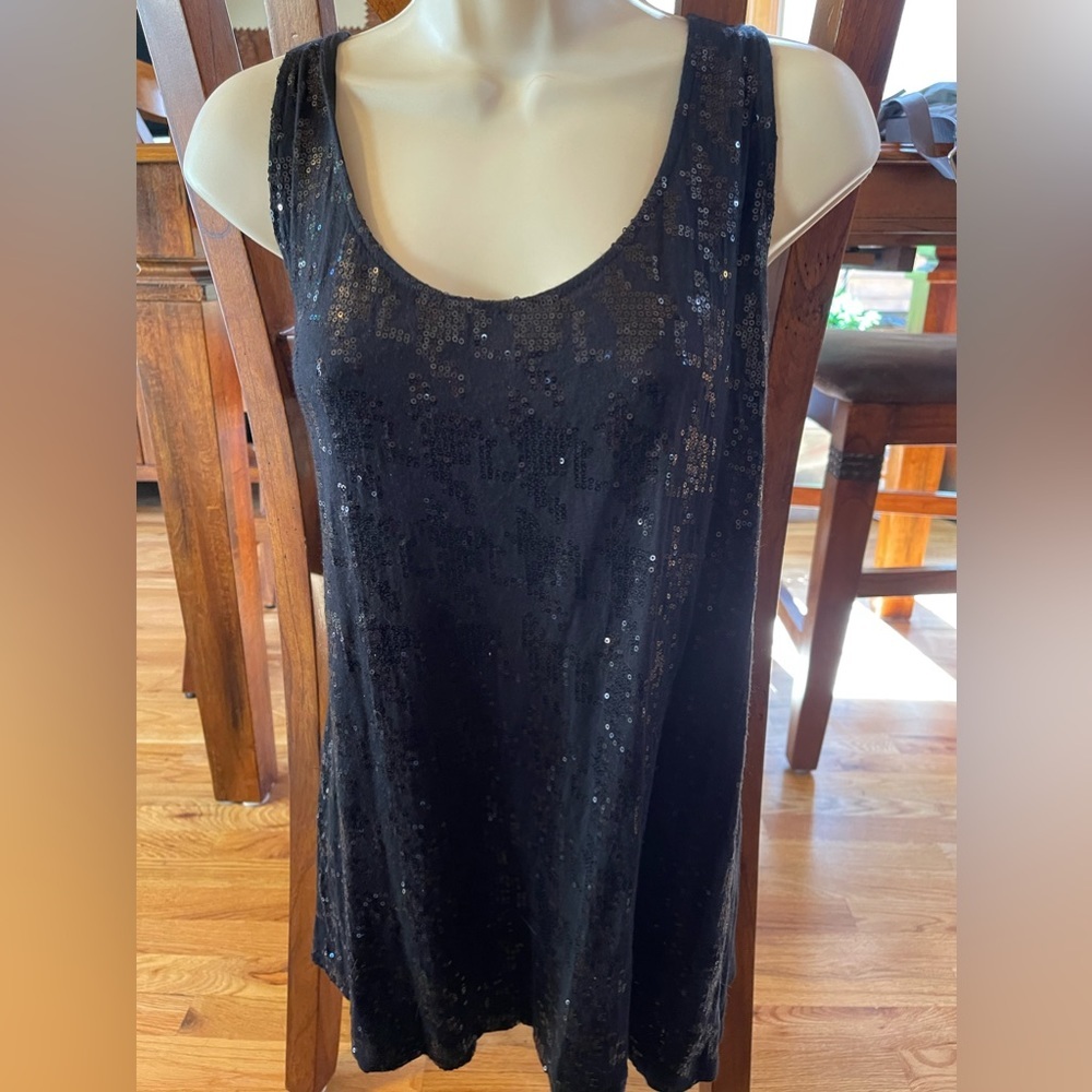 Halogen sparkly tank Large